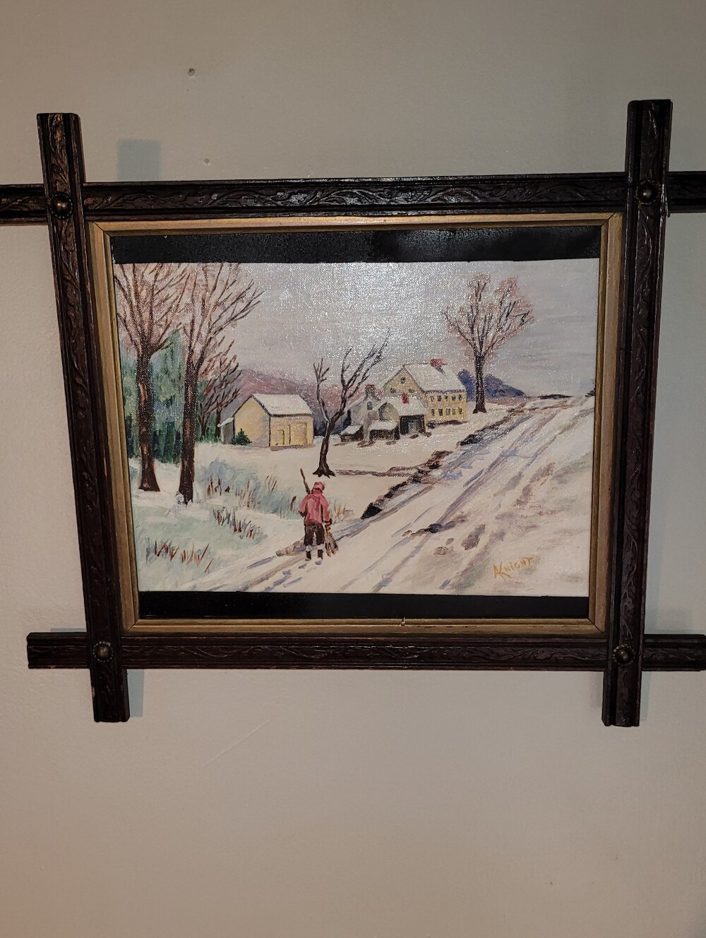 Vintage Original Oil Painting - Picture 9 of 11